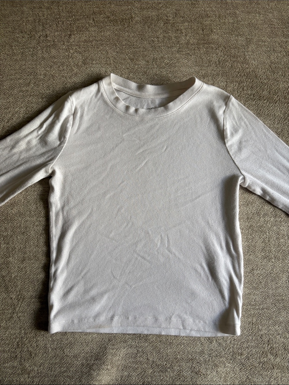 Hollister White Long Sleeve Tee